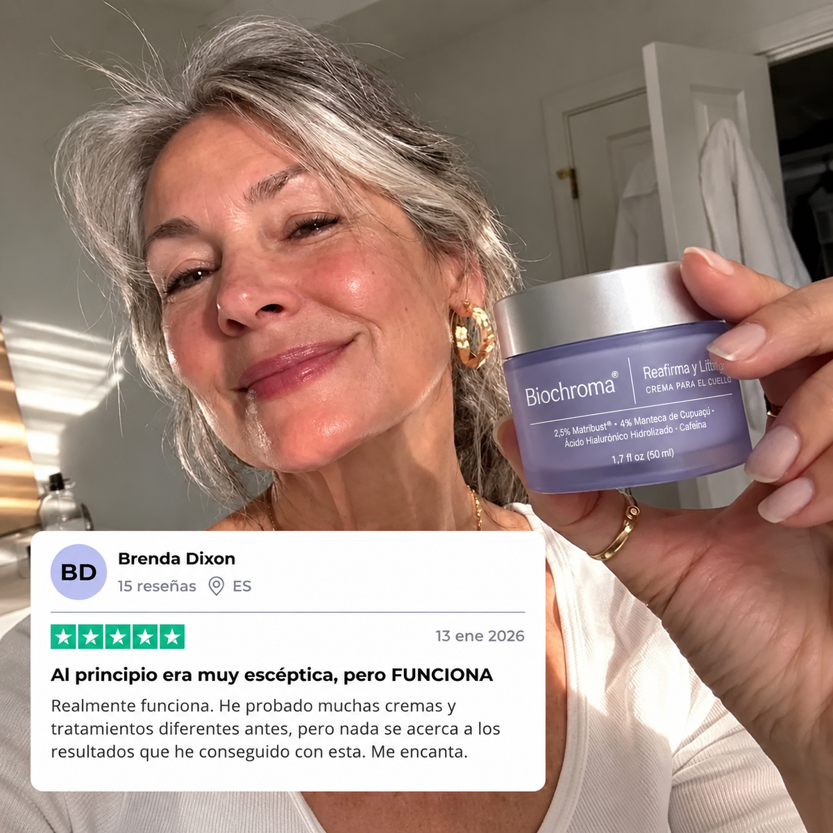 Crema Reafirmante y Tensora para el Cuello Biochroma®