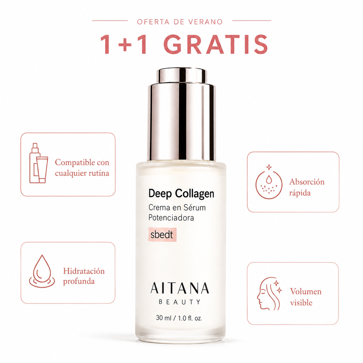 Sérum coreano de colágeno para pieles maduras